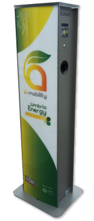 Colonnina di ricarica Umbria Energy