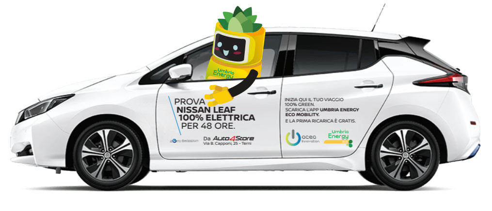 Nissan auto elettrica Umbria Energy
