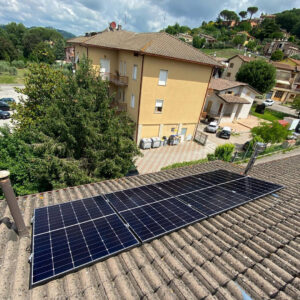 Impianto 3 kW su copertura